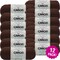 Multipack of 12 - Caron Simply Soft Solids Yarn-Chocolate